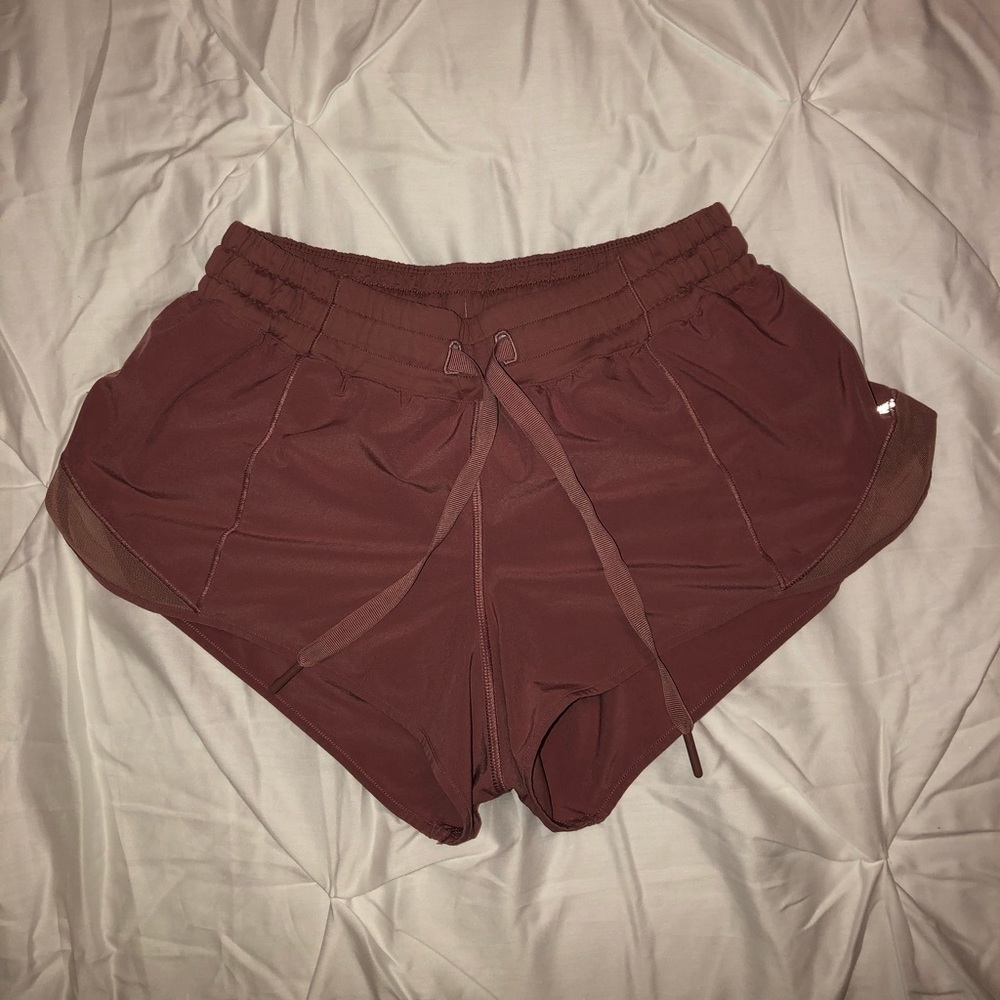 Pink lululemon shorts